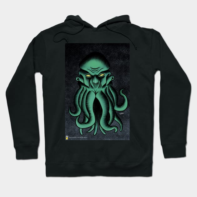 The Cult of Cthulhu Hoodie by Montagu Studios